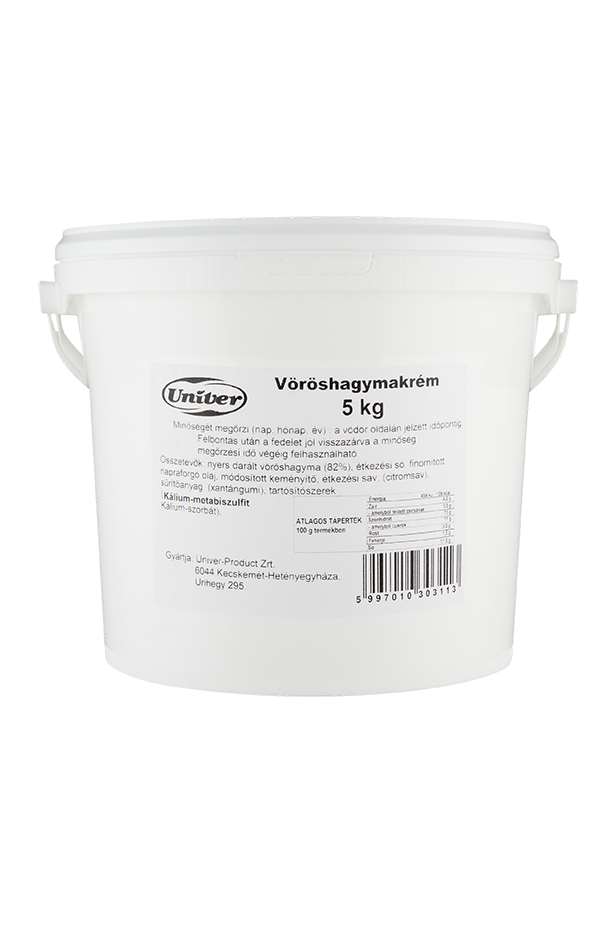 Vöröshagymakrém 