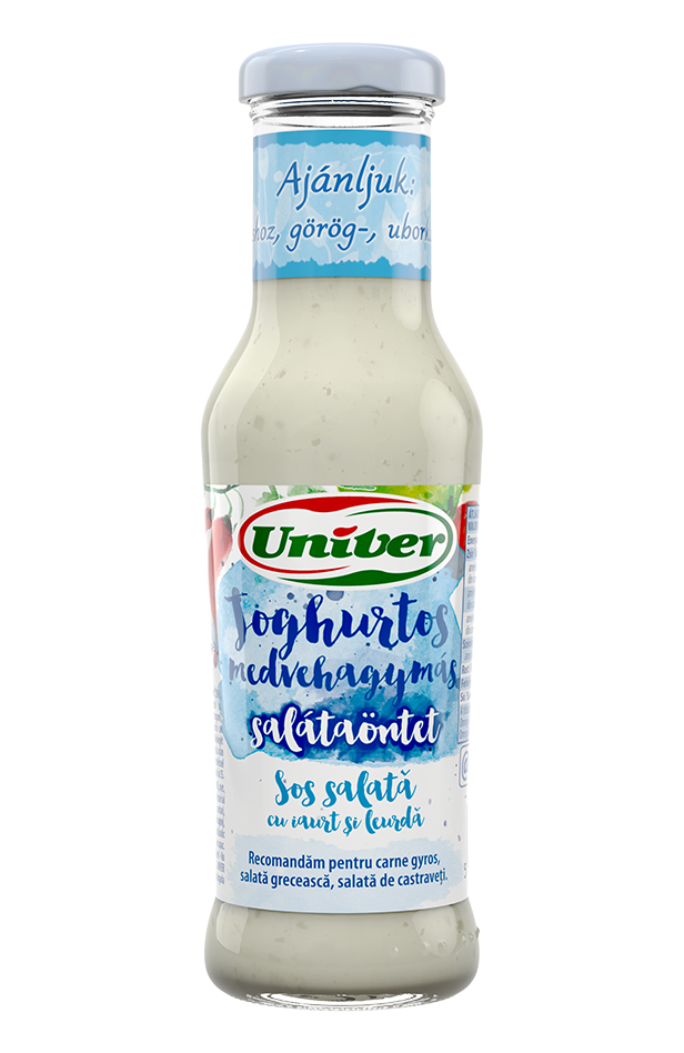 Joghurtos medvehagymás salátaöntet 