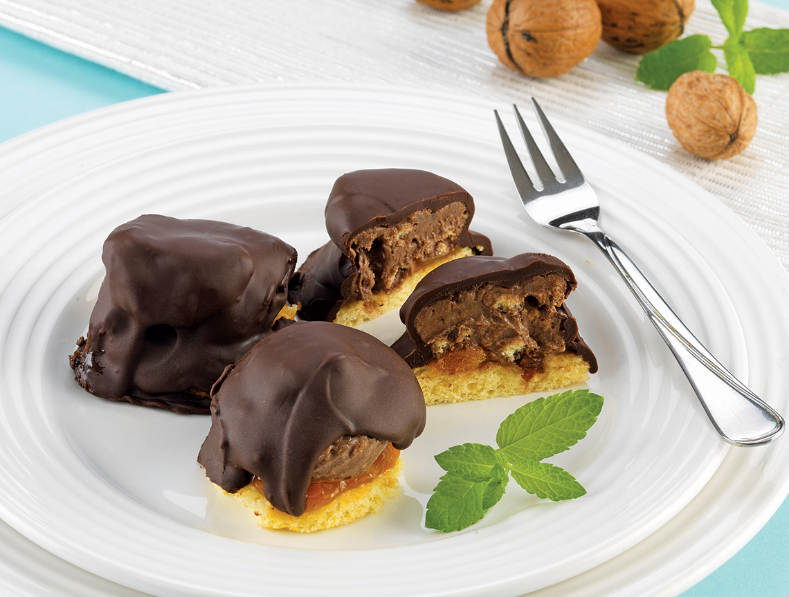 Punch and chocolate soft biscuits Punch and chocolate soft biscuits