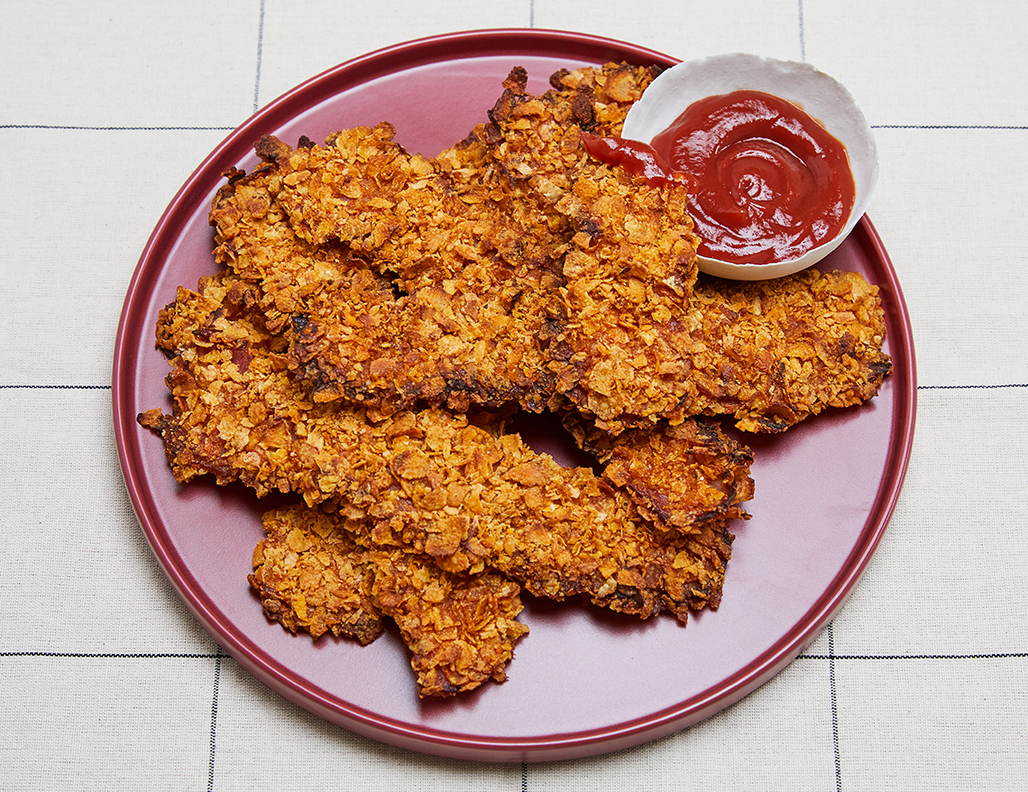Cornflakesropogós sült bacon