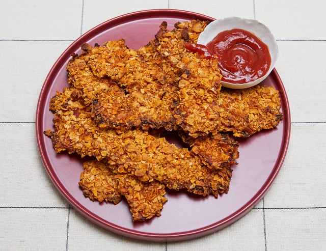 Cornflakesropogós sült bacon