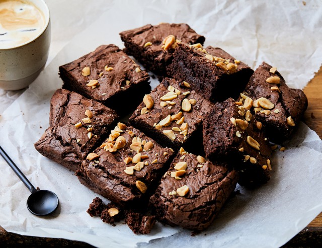 Chilis brownie földimogyoróval 