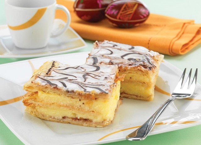 Custard cream mille feuille (Bécsi krémes)