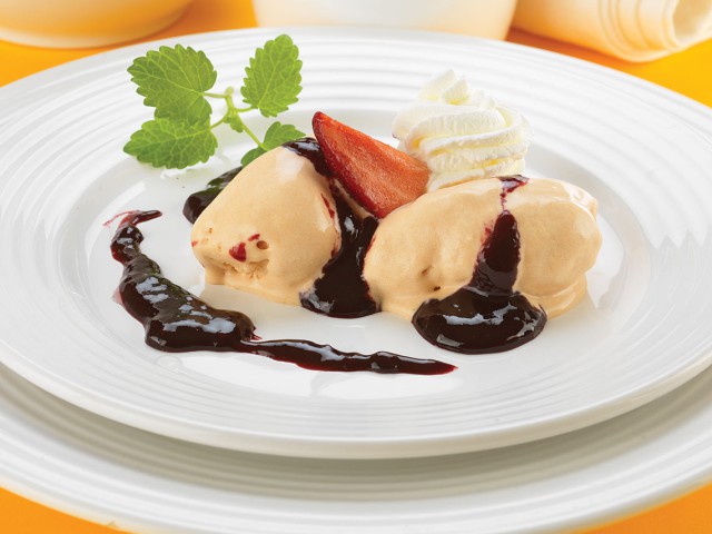 Rose hip parfait